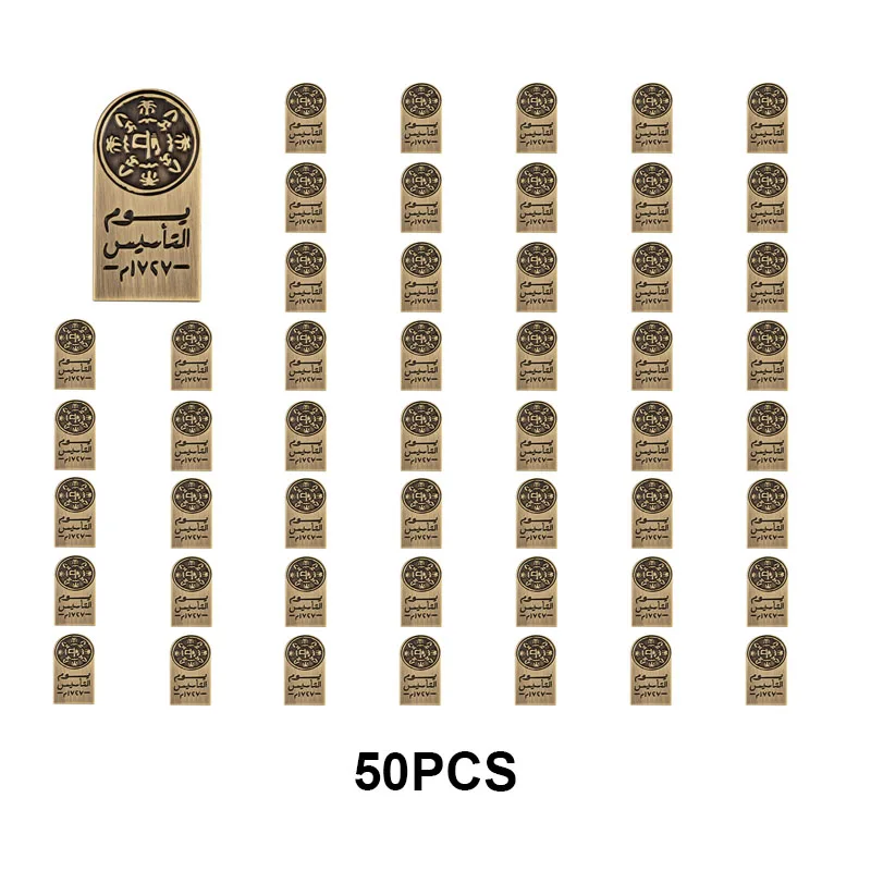 5-10-50-100 قطعة المملكة العربية السعودية كريم الأساس شارة بروش دبابيس التلبيب الأصلي العلم التلبيب دبابيس علم الدولة شارة