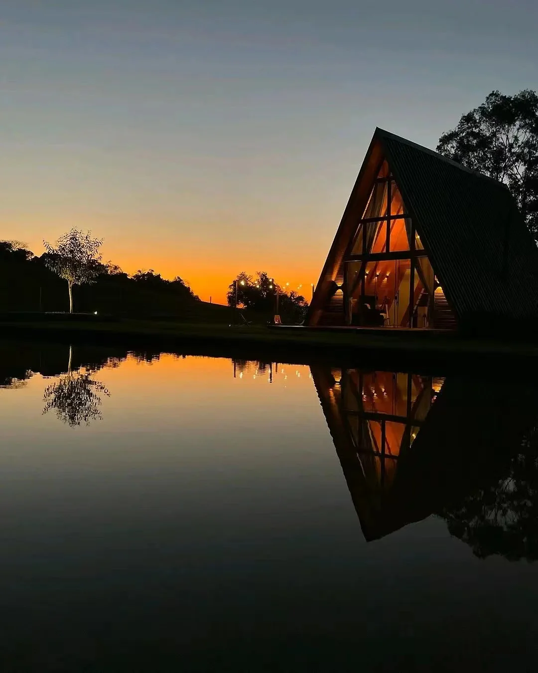 Triangular House Prefabricated Houses Garden Chalet Wood Log Cabin Kits A Frame Mini Houses For Sale