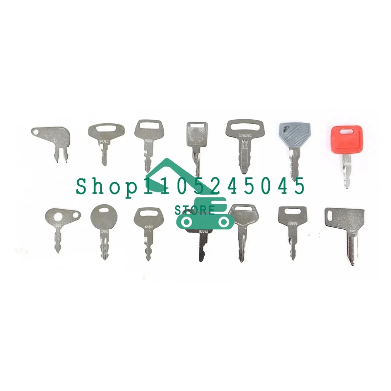 21pcs New Replacement Ignition Keys Set Car Master Key for Tractors Agricultural Heavy Plant Machinery 5P8500 8H5306 459A 14607
