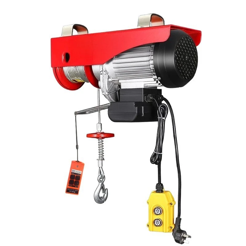 For Miniature Electric 220v Household Remote Control Small Crane, Small Elevator Wire Rope Winch
