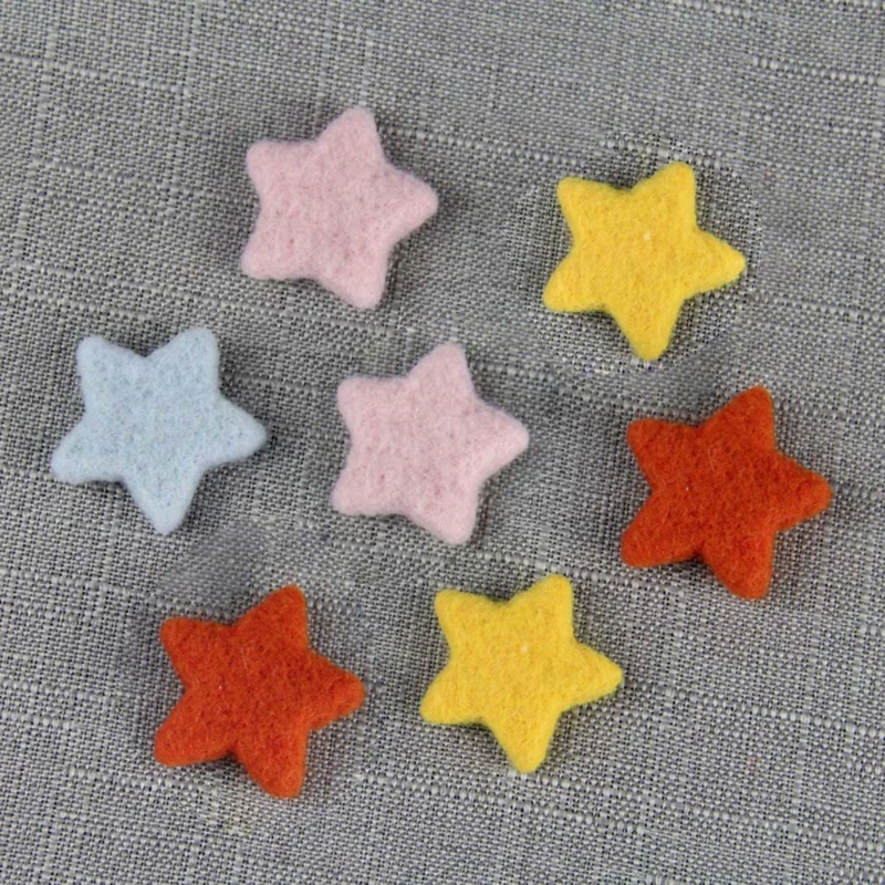 mini lã feltro estrelas contas bolas bebê crianças foto decorações adereços