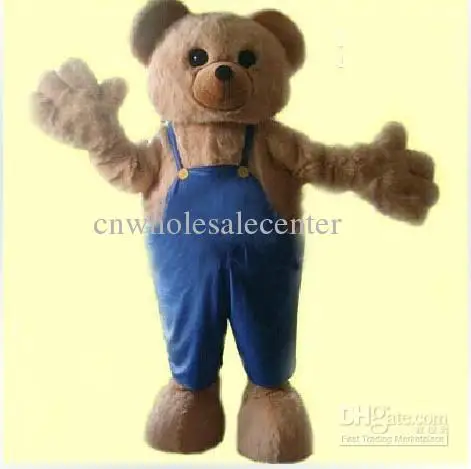 New Adult Hot Sale Foam Cute Brown Bear Fancy Cartoon Mascot Costume Plush Christmas Fancy Dress Halloween Mascot Costume