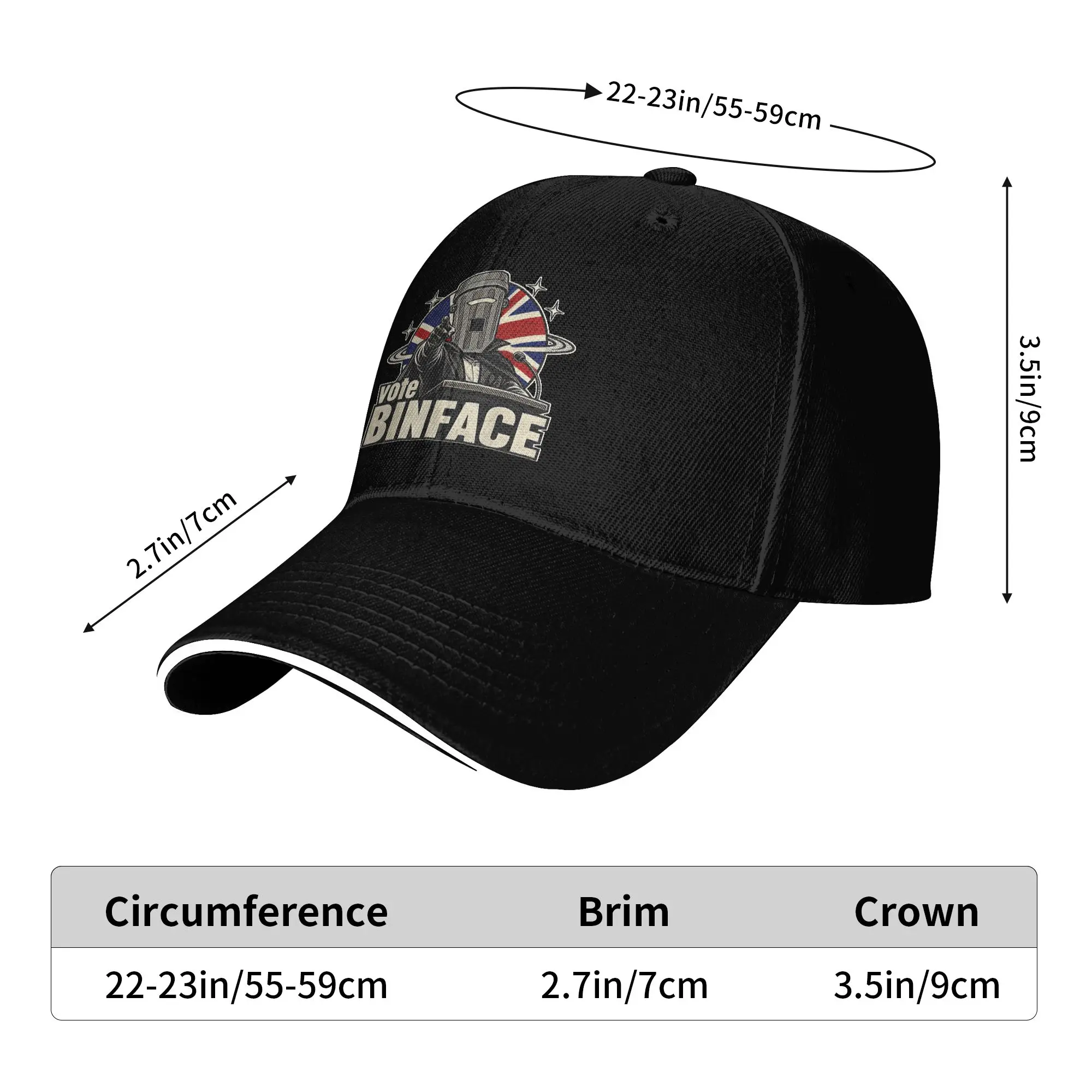 Summer Count Binface Sigma IX Baseball Cap  Outdoor Sport Classic Design Sun Trucker Hat Couple Women Breathable Baseball Caps