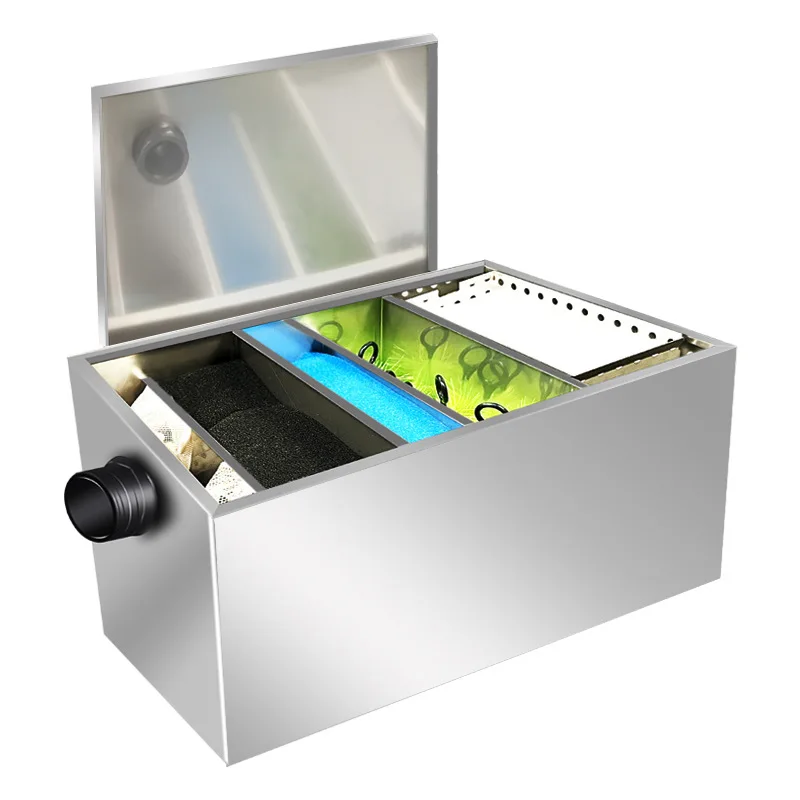 skynuo Stainless Steel Koi Fish Pond Purifier Filter Large Water Circulation System Outdoor Landscape Pool Purifying Equipment