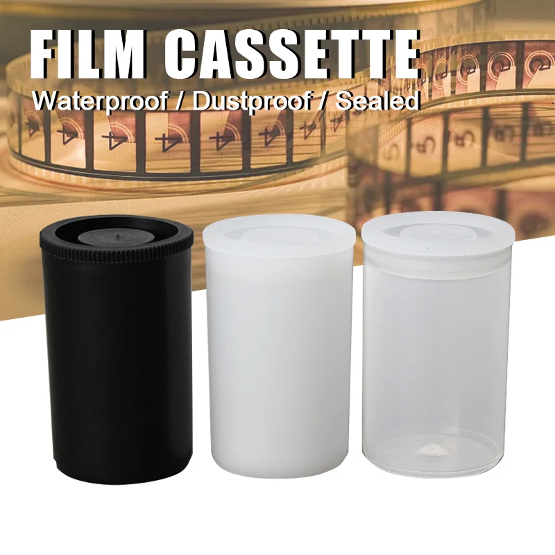 10Pcs 35mm Film Storage Box Multifunction Empty Bottle Cans Sealed Jar Canisters Containers Pigment  Box Waterproof Dustproof