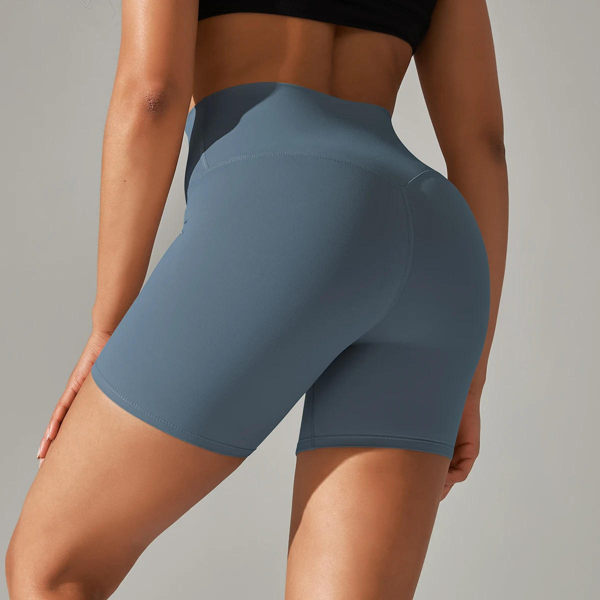 Frauen Yoga Legging Shorts Schnell Trocknend Radfahren Workout Gym Shorts Squat Proof Hohe Taille Fitness Engen Shorts Sport Kurze – Detail 19