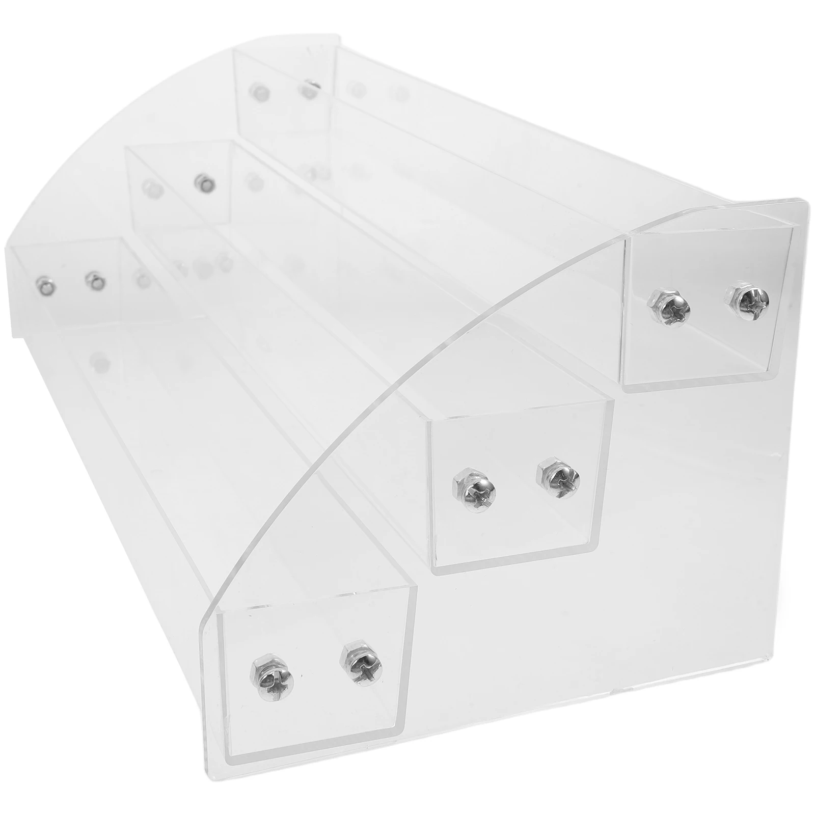 

Clear Display Riser for Perfume Organizer Transparent Makeup Stand Holder for Dresser Vanity Desktop Storage Shelf