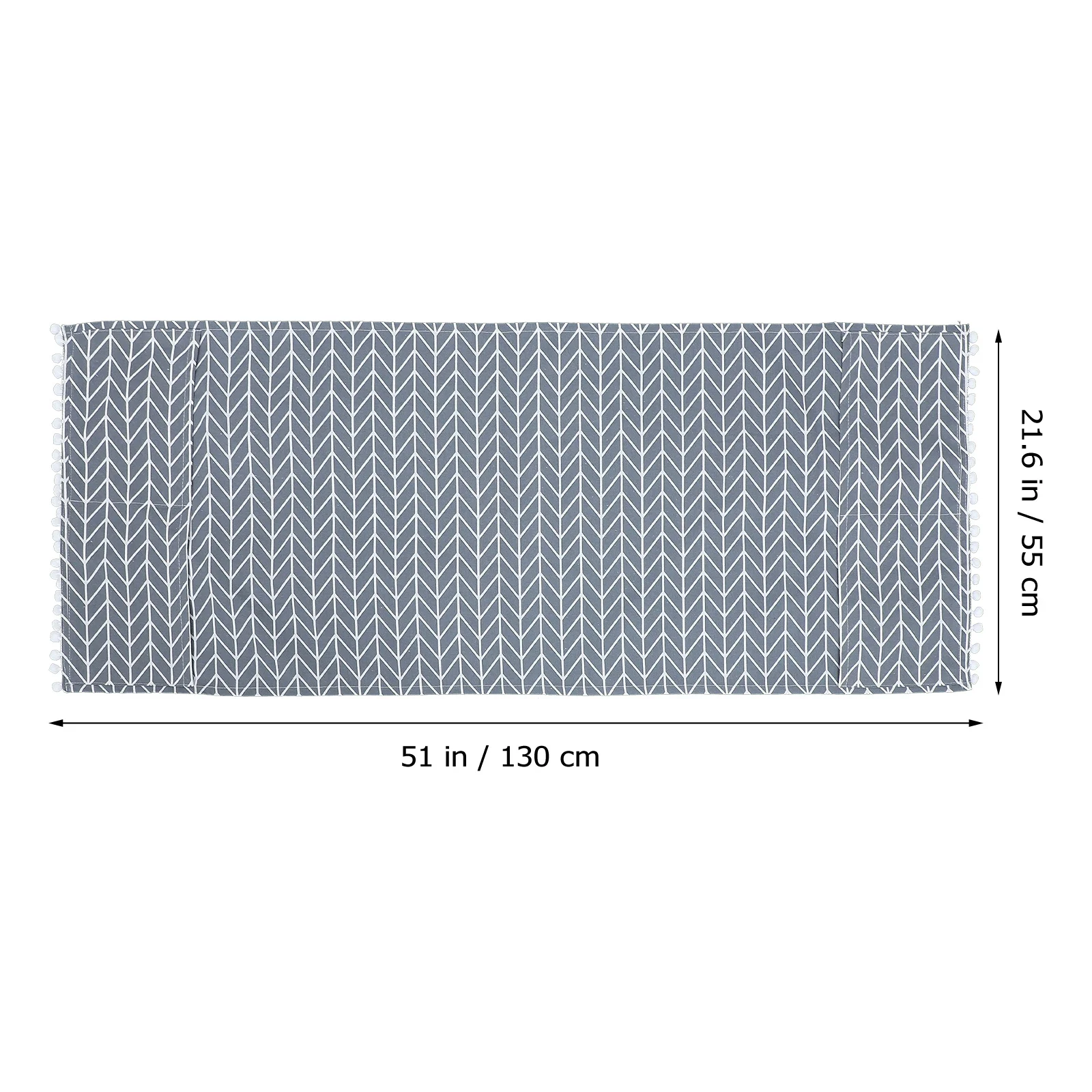 غطاء الغسالة مصنوع من القطن الفاخر المقاوم للغبار ومضاد للخدش مع جيوب تخزين لحقيبة واقية لمجفف غسالة الثلاجة #3