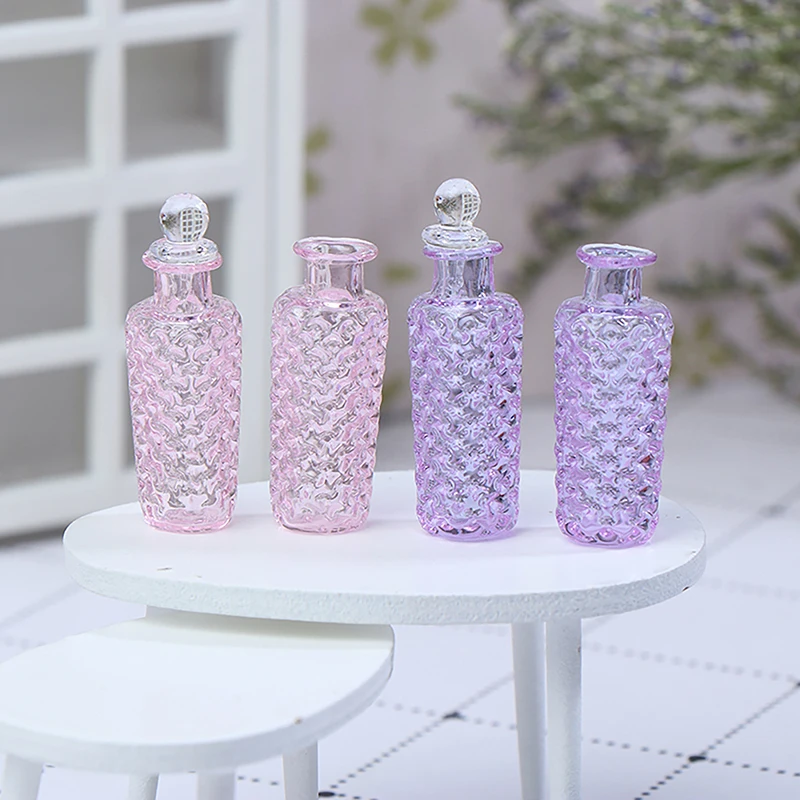 

1/12 Dollhouse Simulation Glass Vase Model Dollhouse Living Room Decoration Dolls House Home Accessories Pretend Play Toys