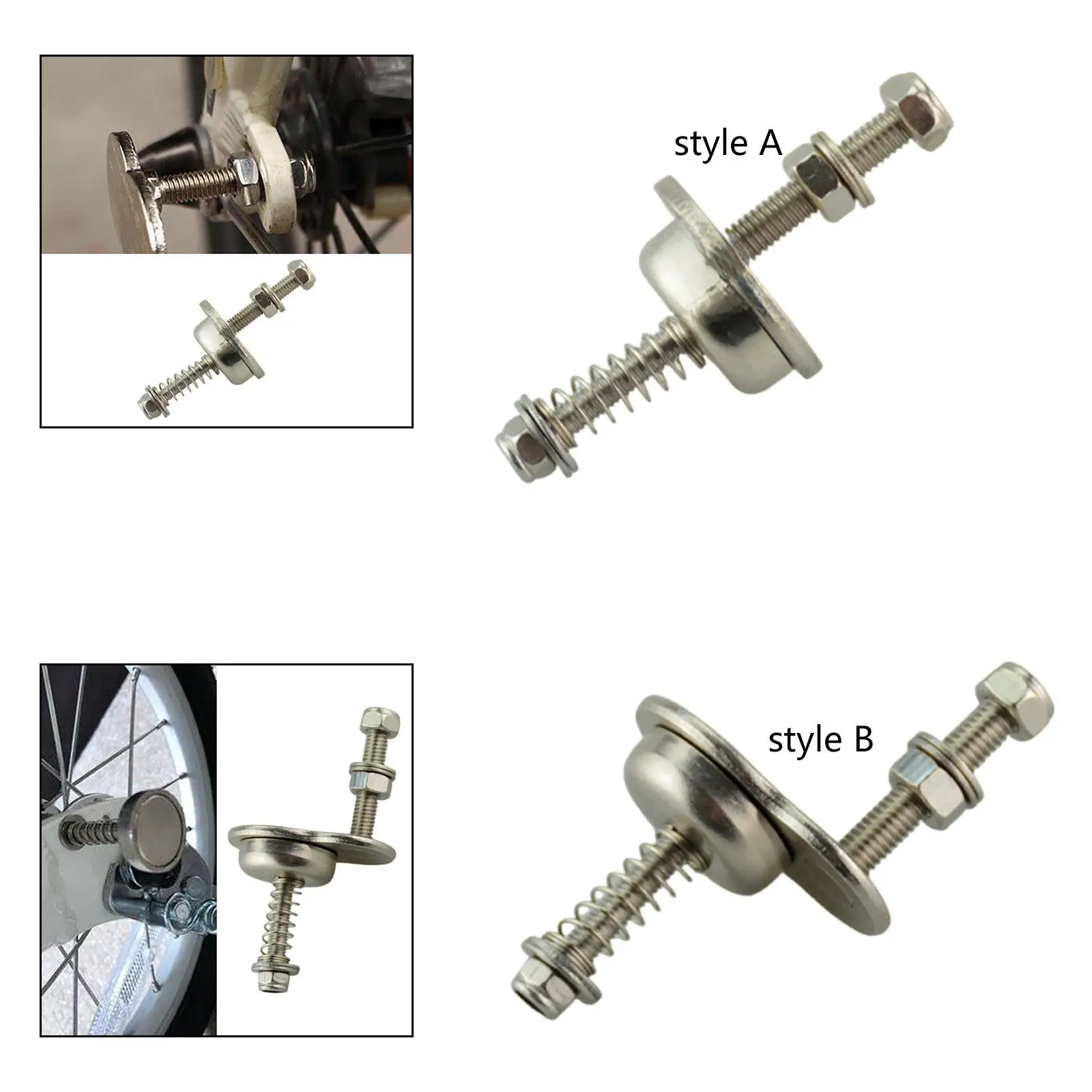 Anti Slip Magnetic Buckle for Folding Bike Iron Fastener Holder Cycling Frame Lock for Bike Repair - view 6