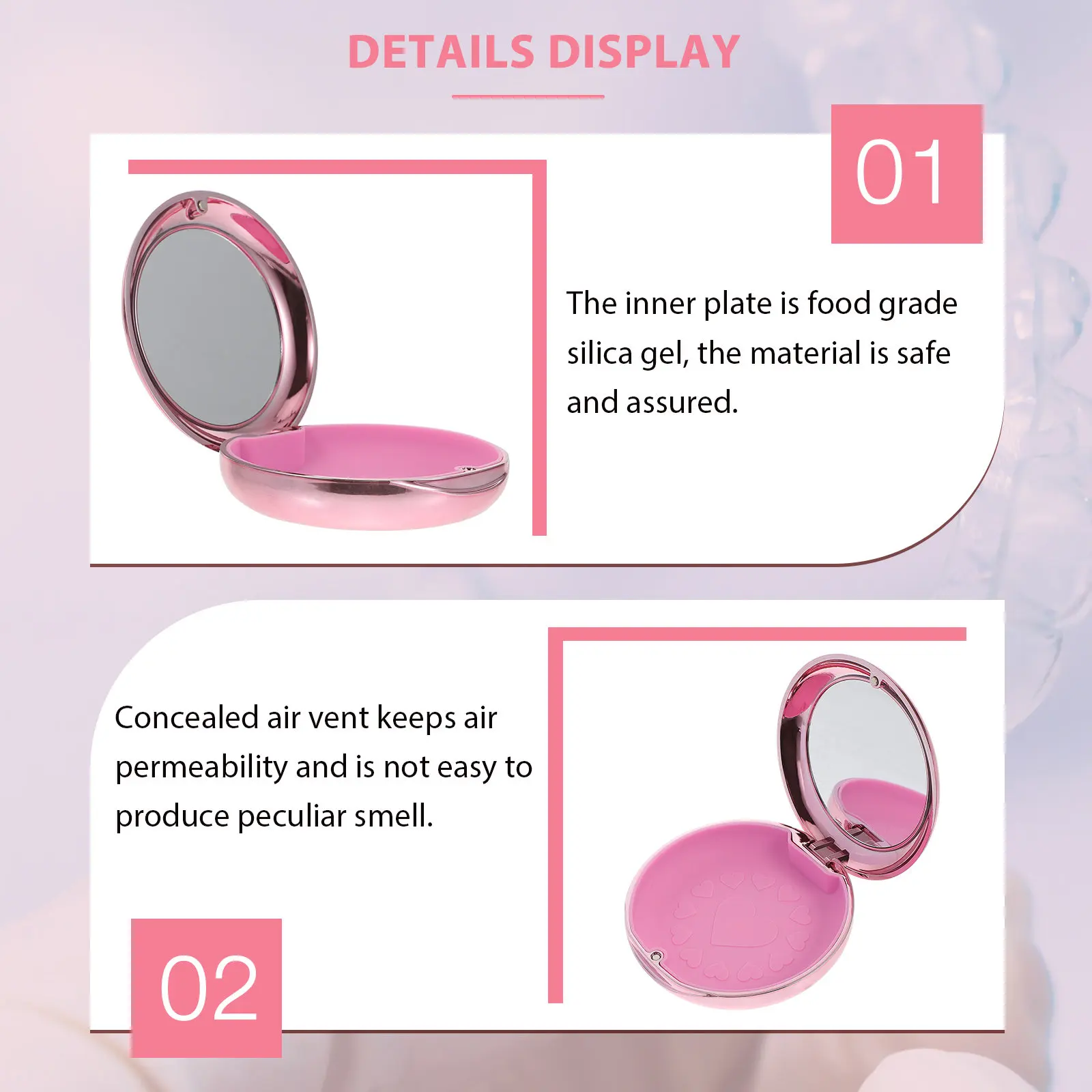 1Pcs Multi Functional Dental Retainer Box Denture Storage Case for Orthodontic Braces Correctors Oral Care Compact Lightweight