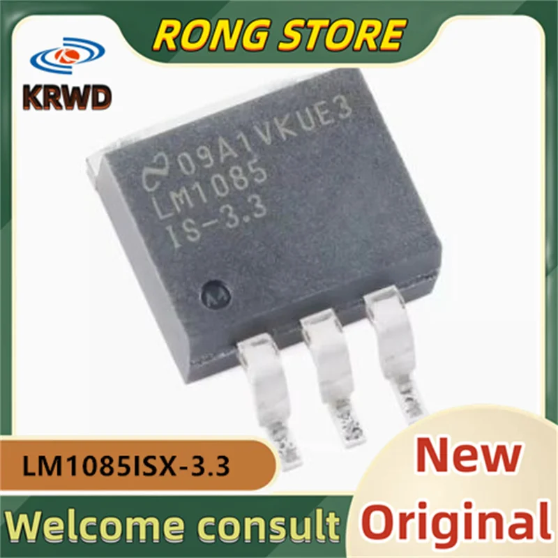 

10pcs LM1085ISX LM1085ISX-3.3 LM1085ISX-3.3/NOPB TO-263-3 3.3V New and Original