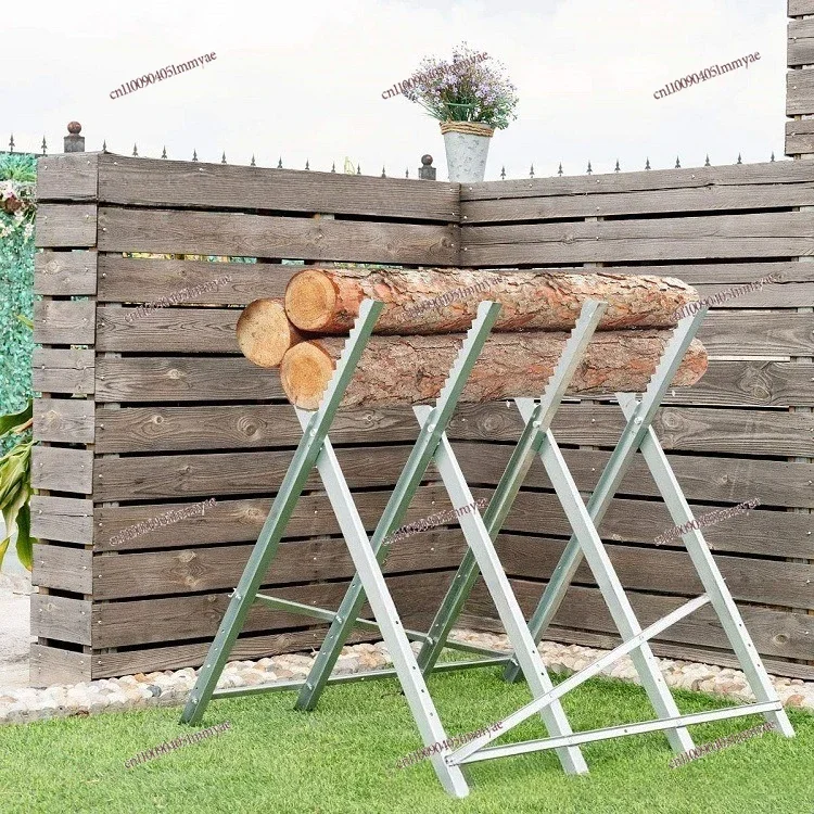 Foldable saw horse, stack frame, saw frame