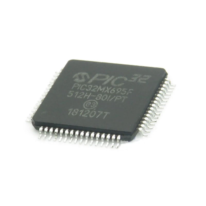 

1 Piece PIC32MX695F512H-80I/PT TQFP-64 Silk Screen PIC32MX695F512H QFP Chip IC New Original