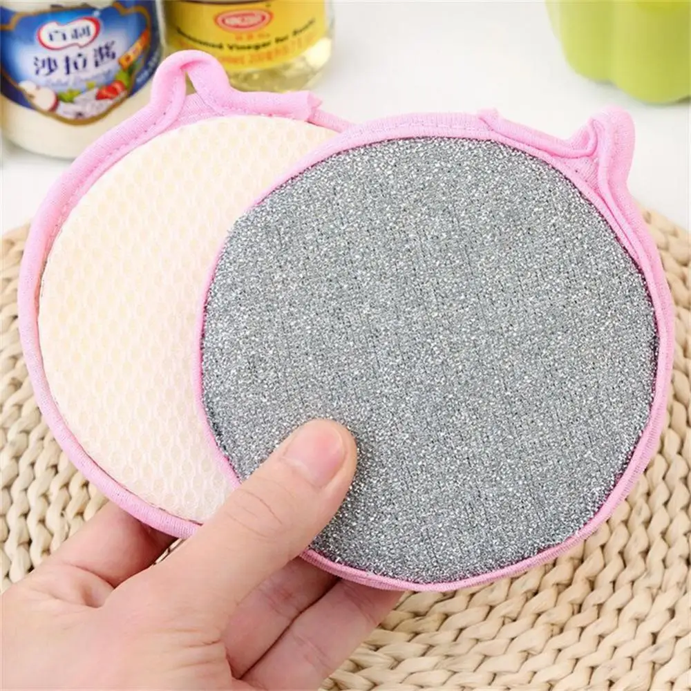 Dishwashing Sponge Double Side Washable Cleaning Tools Scouring Pad Tableware Dish Washing Brush Eusable Cleaning Spongs