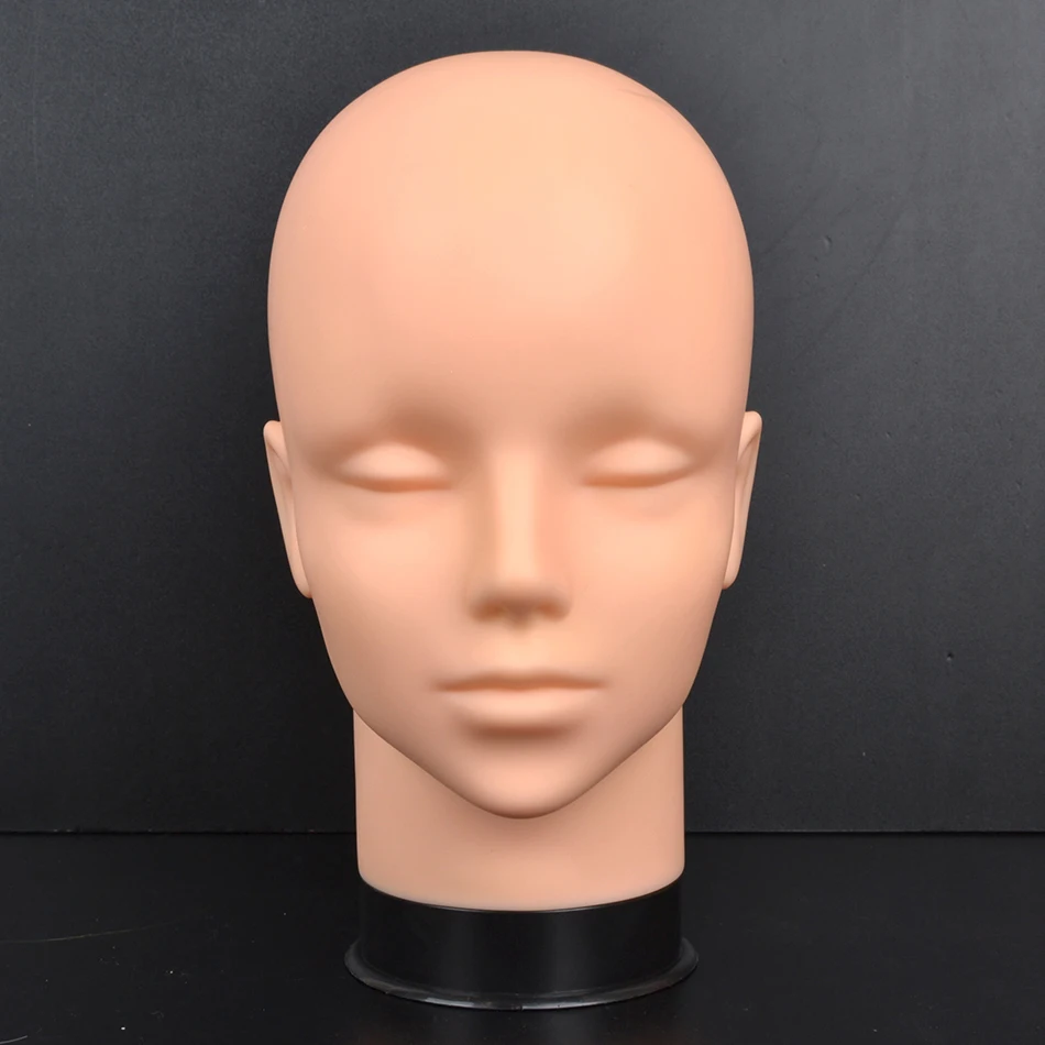Mannequin Head Wig Stand With Adjustable Wig Tripod Stand Holder For Wigs Making Display With T Pins/Wig Cap Training Practice image 3