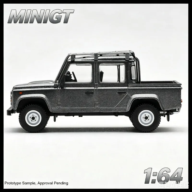 minigt-1-64-ランドローバー-ディフェンダー-110-ピックアップ-007-ボンド-スカイフォール-ダイキャスト合金車モデル-男性へのギフト-誕生日プレゼント