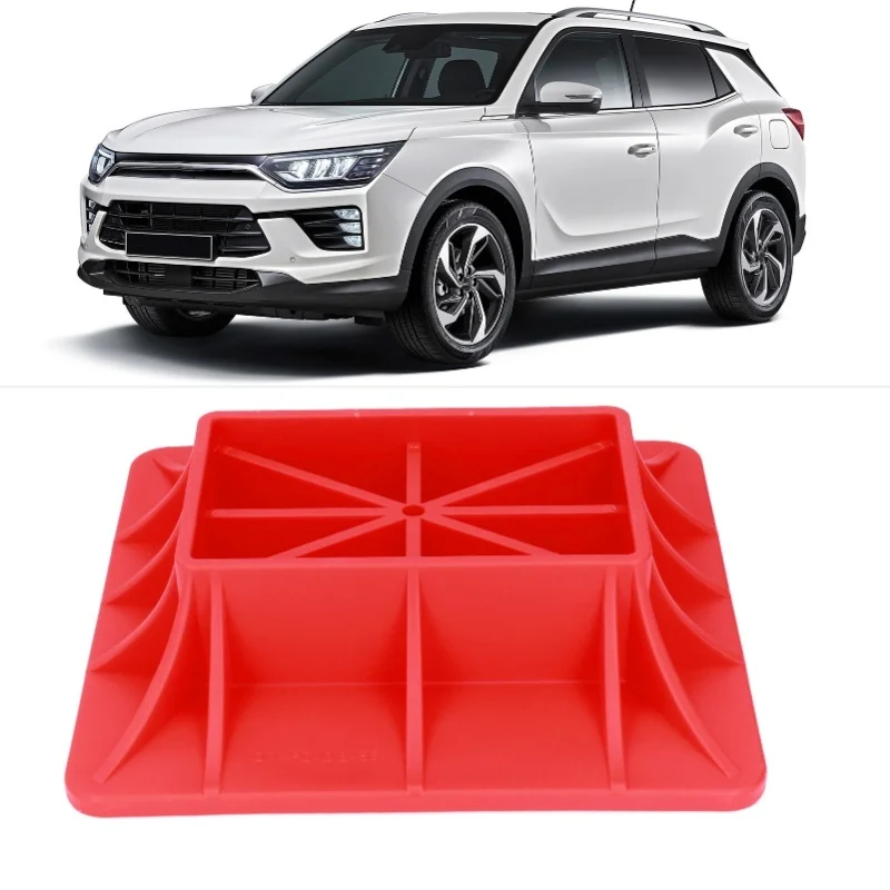 

Heavy Duty Lift Jack Off Road Base Red Nylon Anti Fracture Support Board For Sand Mud Grass Soft Ground
