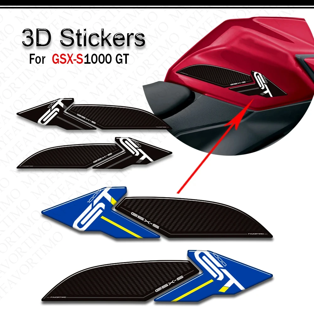 สําหรับ Suzuki GSX-S 1000 S GT GSX-S1000GT GSX S1000 GSX-S1000 ถังแก๊ส Protector สติ๊กเกอร์ decals