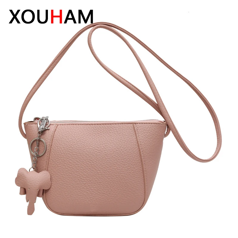 

XOUHAM Women Shoulder Bag European American Styles 4 Color PU Leather Crossbody Bags Fashion Ladies Clutches Handbag & Purse