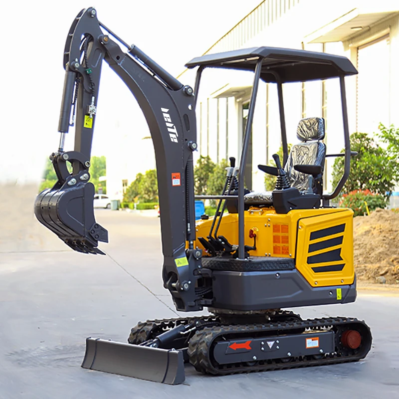Mini small excavator 1 ton crawler excavator with attachment mini bagger 1 ton mini excavator 1.8 ton 2ton