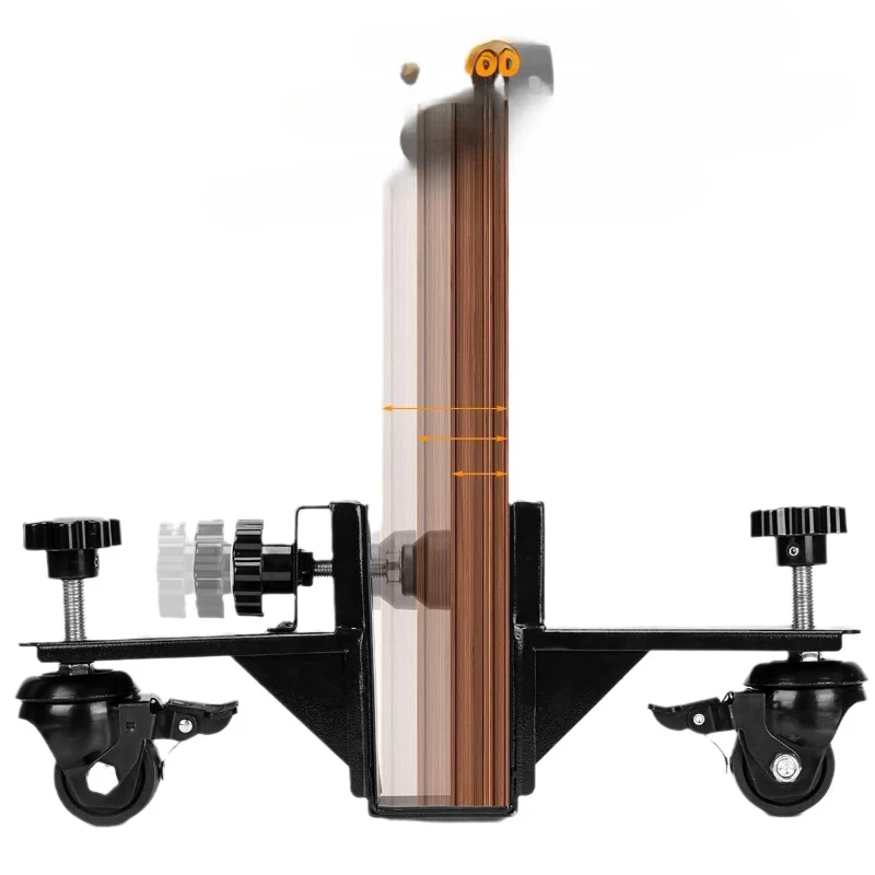 

Door panel handling cart translation roller heavy duty movement