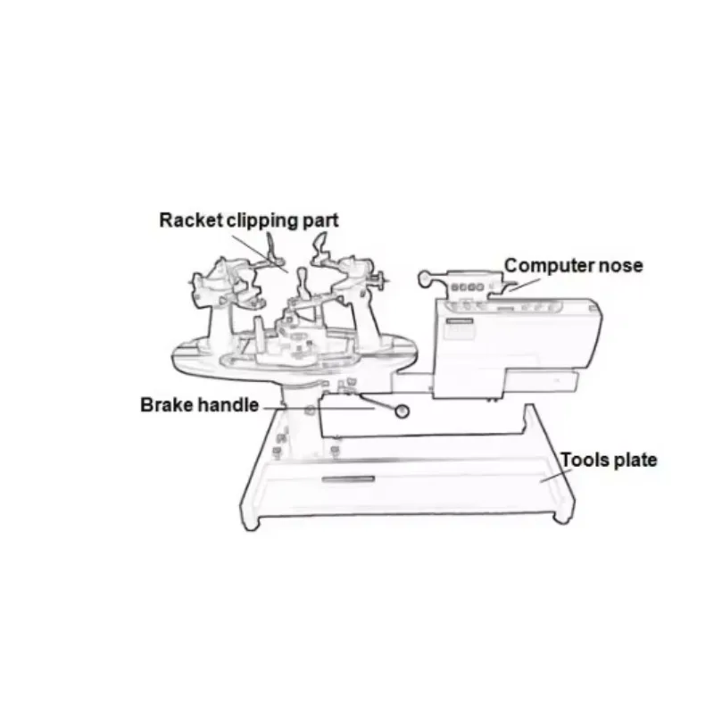 GLS-300 Computerized Automatic Tennis Badminton Racquet Stringing Machine for Sale