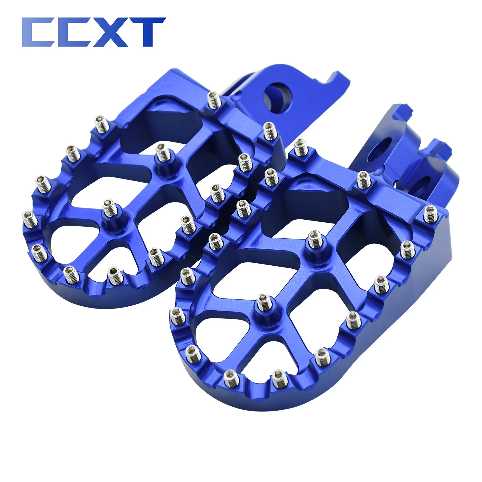 Motorcycle Foot Pegs Rests Pedals Footpegs For Kawasaki KX250 KX450 2019-2021 KX250F KX450F 2006-2021 KX250X KX450X 2021 KLX450R