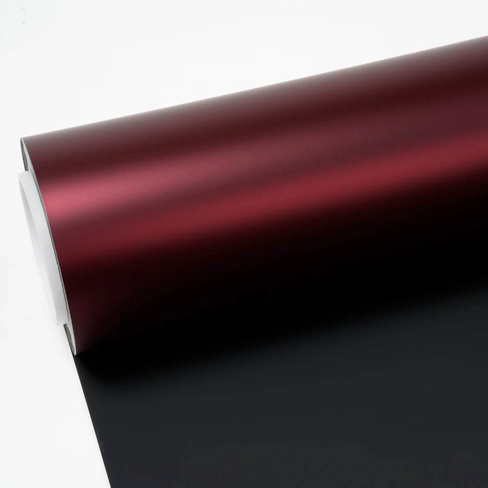 Premium PVC Candy Colours Customisable OEM/ODM Body Colour Change Film Give Your Car a Fresh New Look Romanee Red