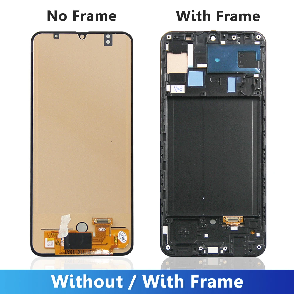 6.4\'\' Display For Samsung A30 A305/DS A305FN LCD Display with Frame Touch Screen Digitizer Assembly For Samsung A30 Screen