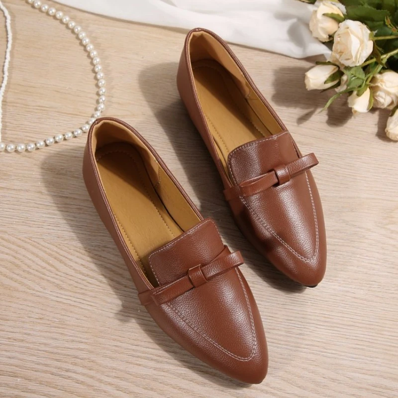 

Женские лоферы на плоской подошве, мягкие удобные повседневные мокасины для отдыха, распродажа