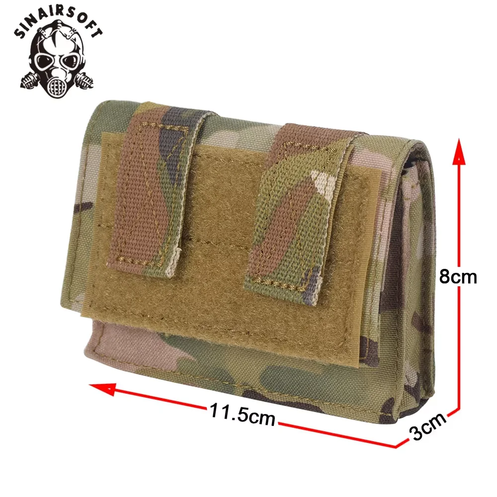 SINAIRSOFT Tactische SNELLE Helm Utility Pouch Verwijderbare Achterzak NVG Contragewicht Batterijzakje Voor SNELLE Helmaccessoires