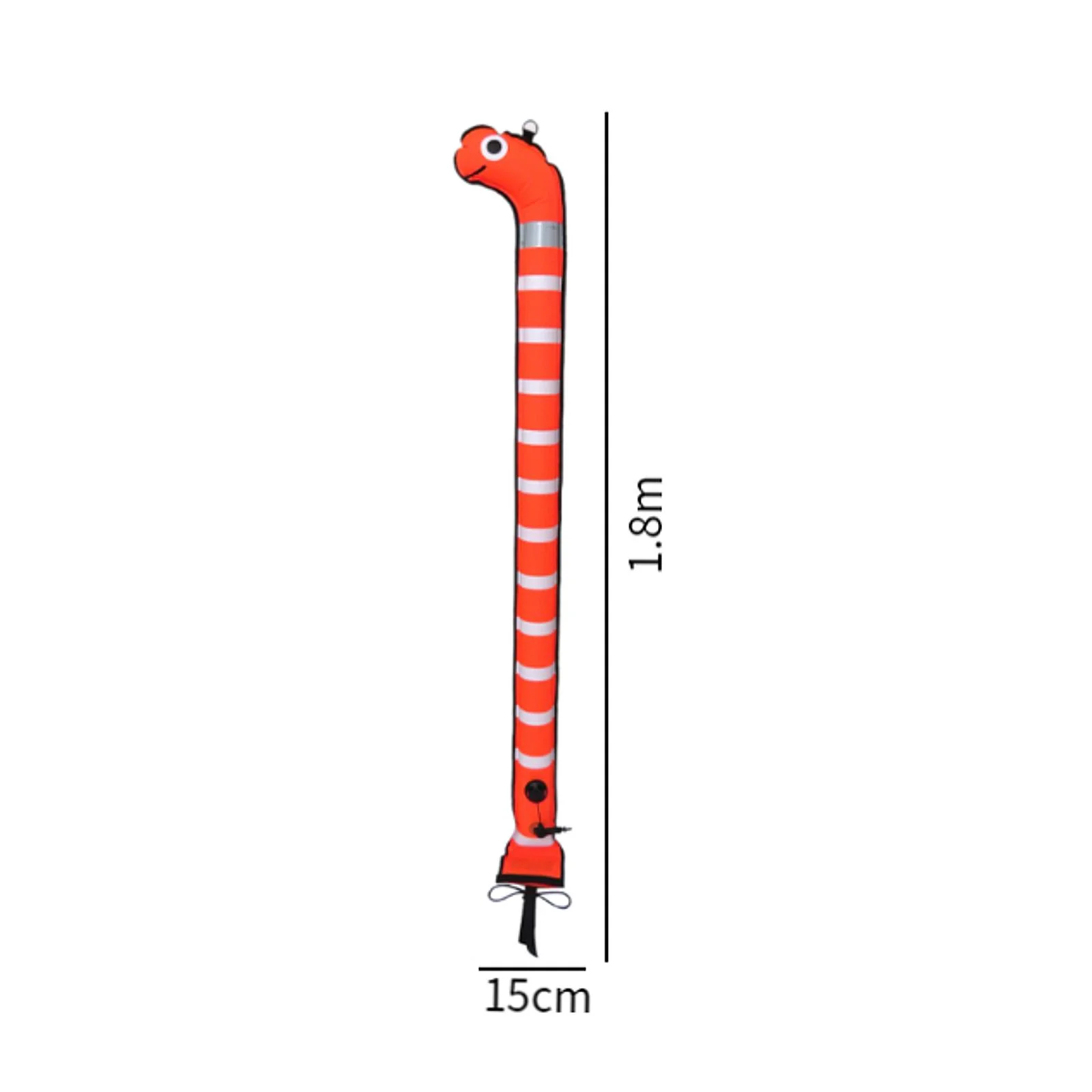 Marqueur de Surface Gonflable Haute Visibilité pour Plongeur, Marquage de Degré de Bouée, Emplacement des Plongeurs, Sports Aquatiques, Sûr, Plongée Sous-Marine Fermée Astronomique