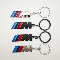 3D Metal M Logo Keychain Men Women Car Key Chain Keyrings BMW Emblem Badge for BMW E34 E39 M Power M2 M3 M4 M5 M6 M8 Accessories