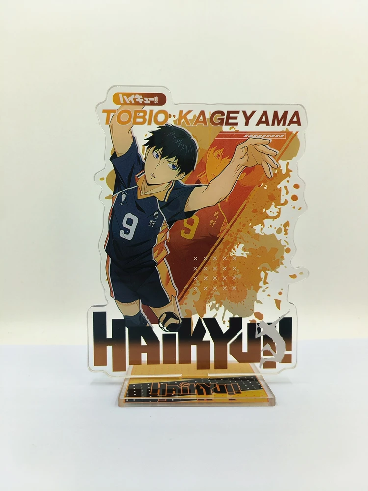 Anime Haikyuu!! Shoyo Hinata Kozume Kenma Cosplay Table Decoration Acrylic Ornament Cartoon Standing Sign Xmas Birthday Gift