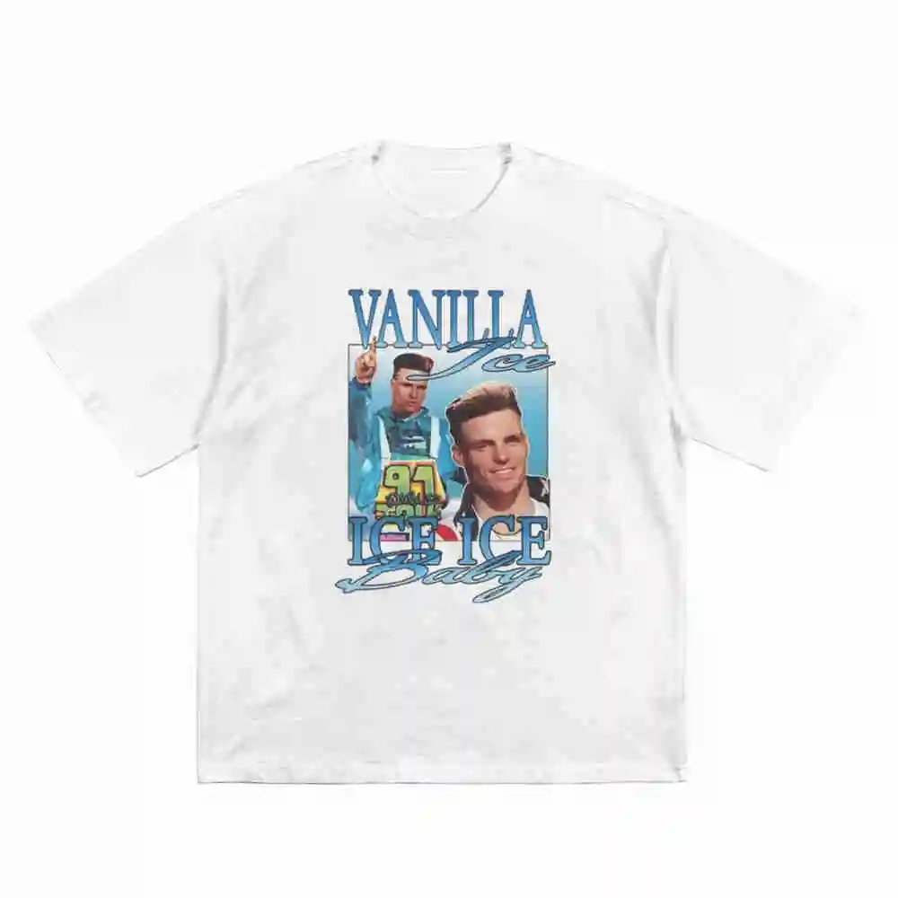 Vanilla Ice Classic Short Sleeve Tee 100% Cotton T-Shirt