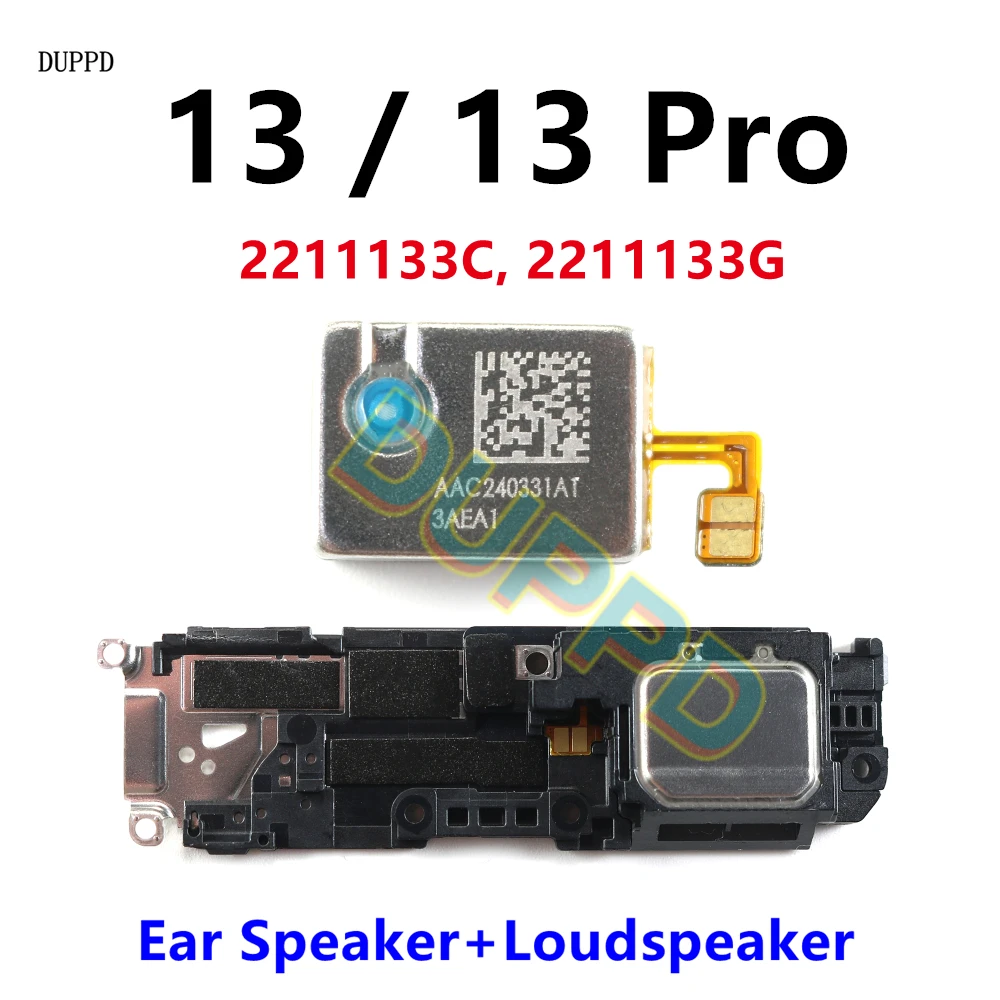 

For Xiaomi 13 / 13 Pro Top Earpiece Ear Speaker Bottom Loudspeaker Speakerphone Buzzer Ringer Replacement Part For Mi 13 13Pro