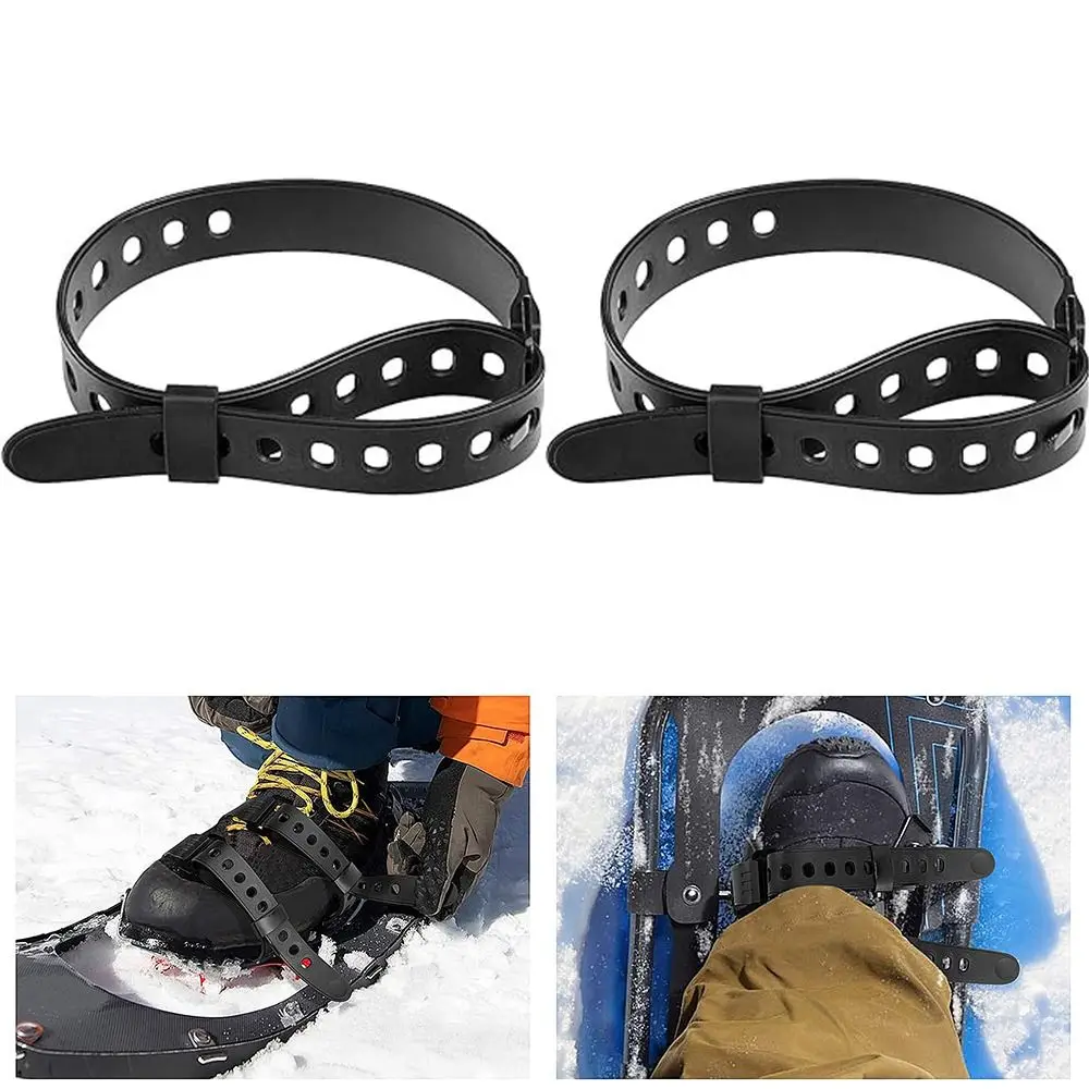 Multipurpose Snowshoe Strap Replacement Straps Durable Snowshoe Bindings Outdoor Safety Belt Adjustable Ski Boot Wraps Ties