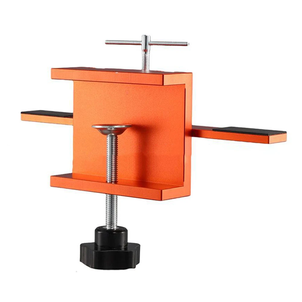 Cabinet Door Mounting Jig, Support Arm and Clamp Integrated, Aluminum Alloy Body Heavy Duty Tool for Cabinets with Face Frame