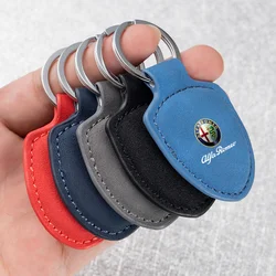 Car KeyChain Creative Shield Keychain Anti Lost Keyring Accessories Alfa Romeo Giulietta 159 147 156 Mito Brera Giulia Spider