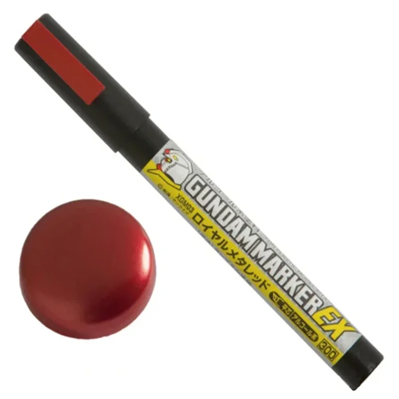 MR.Hobby XGM01~06 Marker/Coloring Pen Metallic Color For Gundam Military Assembly Model Building Tools Hobby DIY