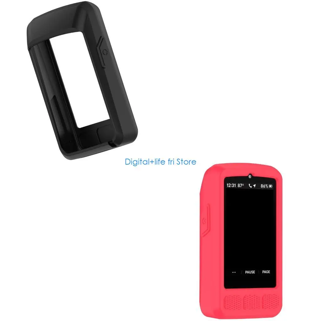 E06D Shock Absorbing Cover Silicone Case For ELEMNT 3 Secure Device Mounting And Portability