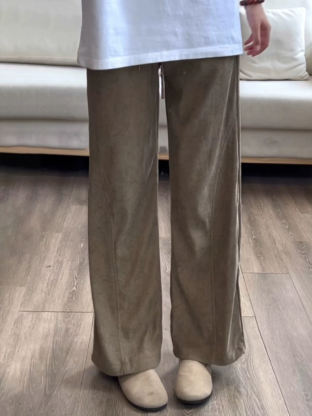 

Мужские спортивные брюки Browan в американском стиле, прямого кроя, осенние, с диагональным разрезом, винтажные, свободного кроя, повседневные спортивные брюки