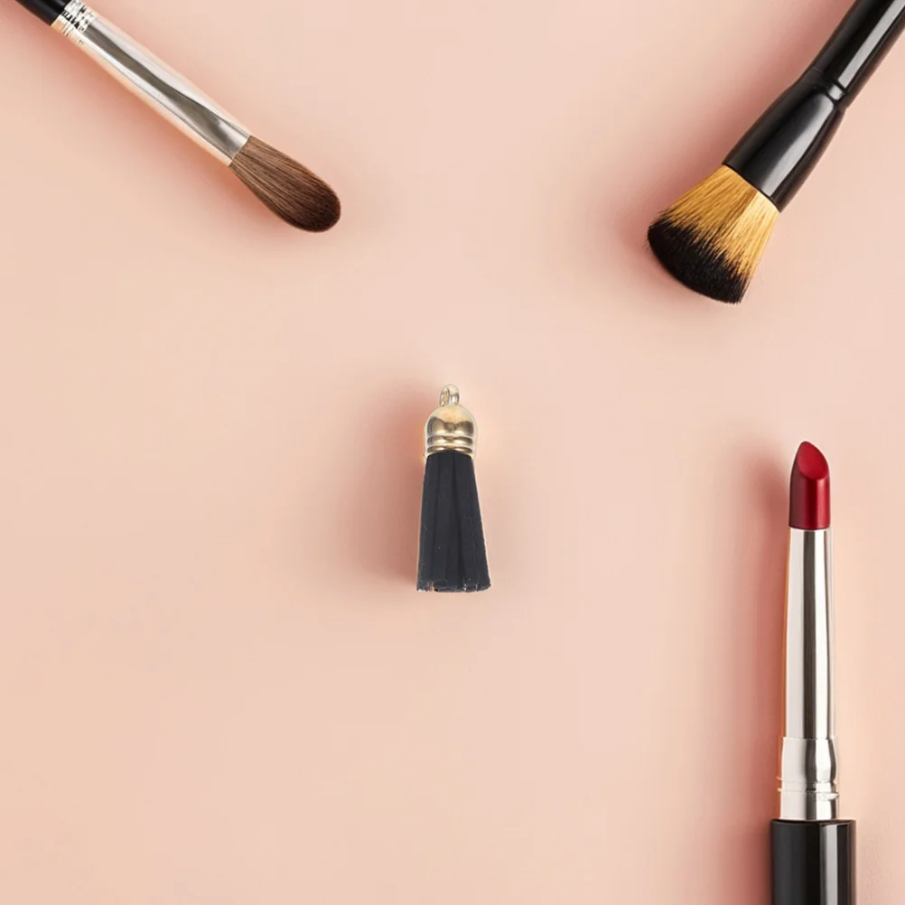 

50Pcs Faux Mini Tassels Decorative Charms for Handbag Keychains Jewelry Making DIY Craft Accessories Bag Tassel