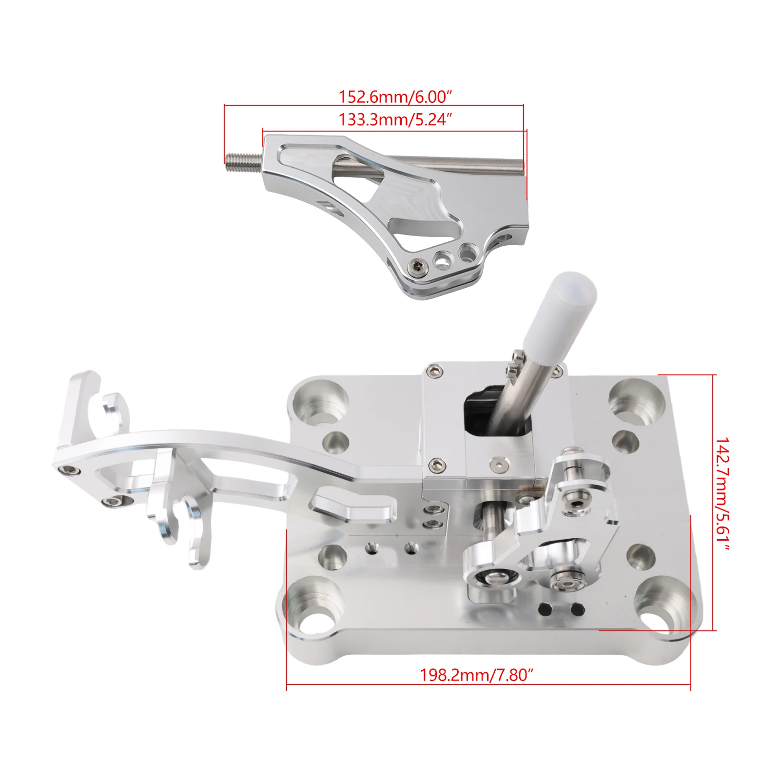 Race Spec Billet Aluminum RSX Shifter Assembly With Mini Base Plate For K20 K24 K Swap