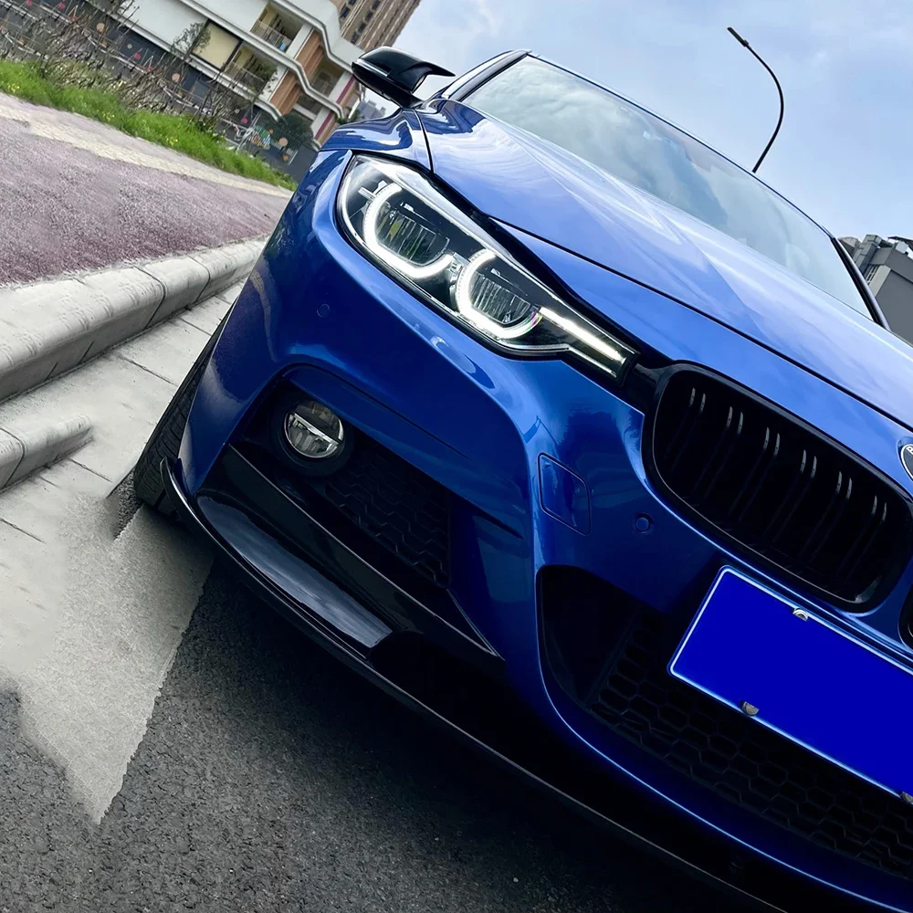مناسبة لسيارات BMW 3 Series المعدلة MP مجرفة الشفة الأمامية 320 ألياف الكربون الرياضية m طقم الجسم المعدل F30 F35