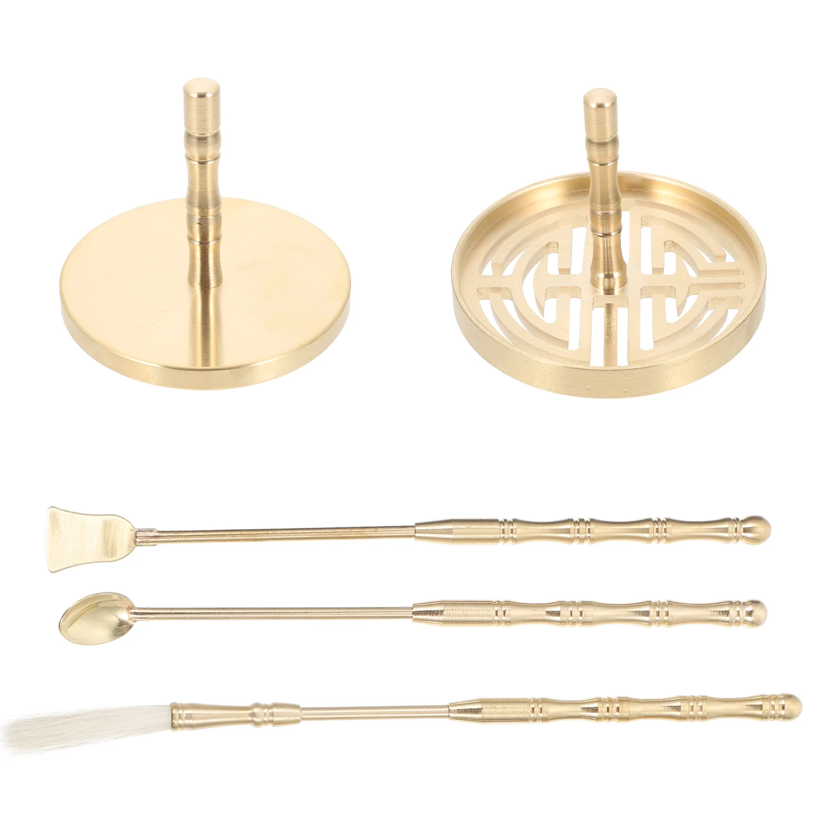 

1 Set Of Brass Tools Set Diy Making Supply Premium Ash Press Seal Copper Shaping Tool Tea Room Decor Household Burner Accessory