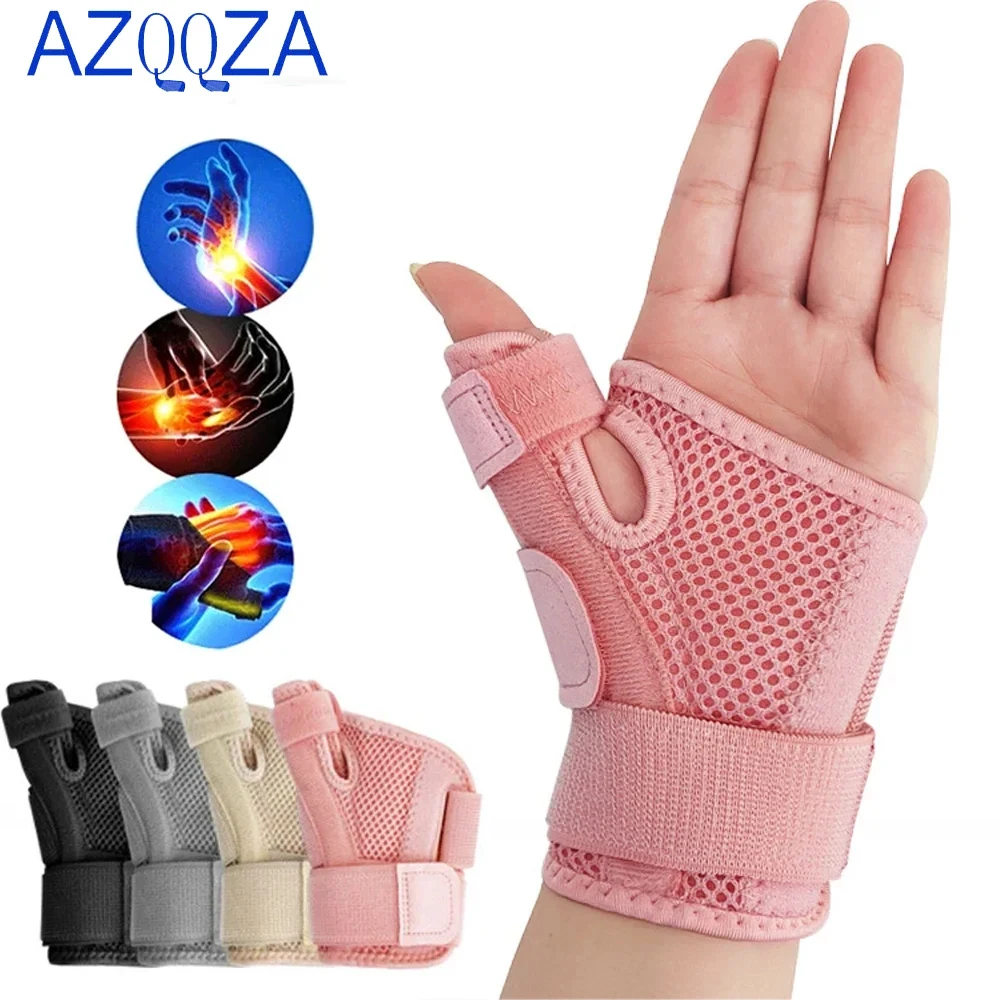 

Thumb Wrist Brace Wraps Golf Carpal Tunnel Arthritis Tendonitis Sprain Wristband Wrist Support Bandage Sports Hand Protector