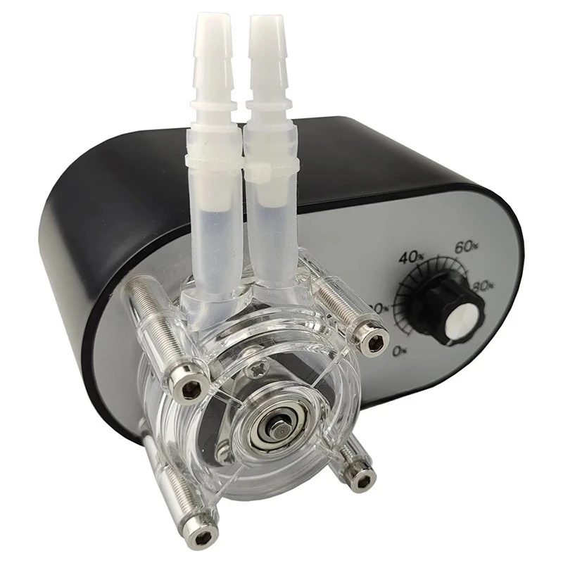 Adjustable Flow Peristaltic Dosing Pump 114-500ml/min Complete With Power Adapter Liquid Transfer Device