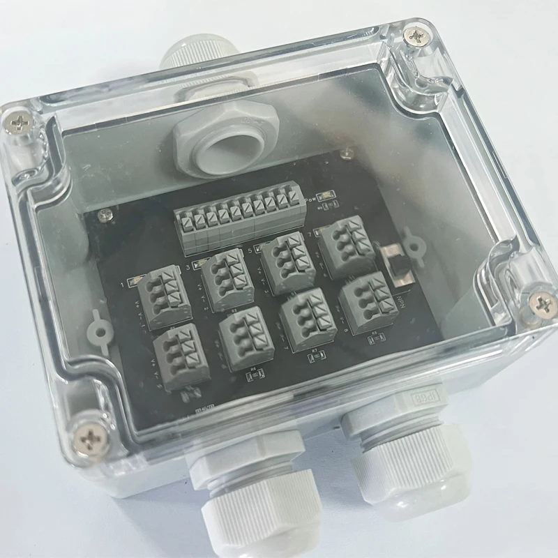 PLC Sensor Distribution Terminal Block Board DIN Rail Compatible with 2- wire & 3-wire Distance Sensor